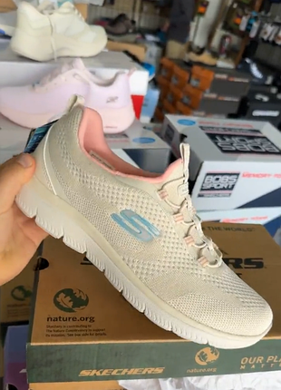 Женские кроссовки skechers стелька 25.5 см