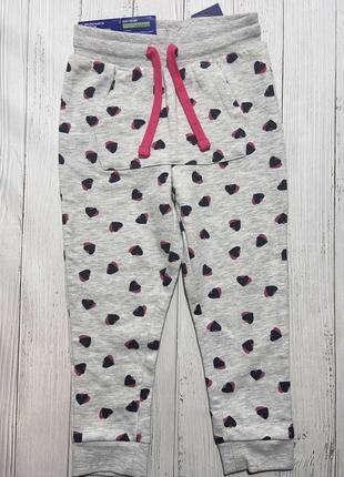 Теплые спортивные штаны для девочки