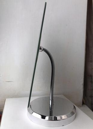 Зеркало прямоугольное квадратное косметическое настольное для макияжа без рамки рамы...