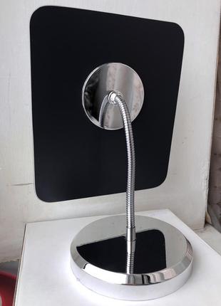 Зеркало прямоугольное квадратное косметическое настольное для макияжа без рамки рамы...