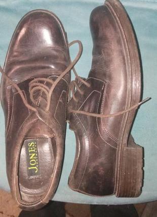 Туфлі jones 41 розмір 26 см чоловічі шкіряні