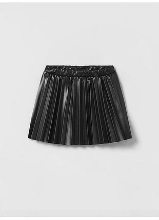 Кожаная юбка zara