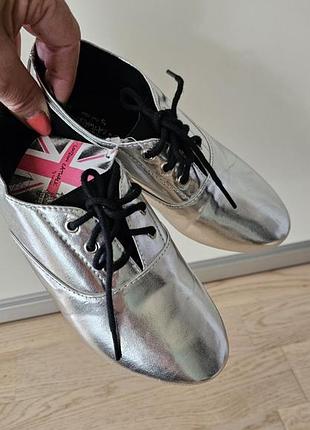 Кеды серебро london catwalk