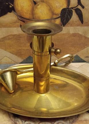Подсвечник бронзовый с лифтом для свечи в идеальном состоянии , снуфер для свечей из бронзы продам все вместе за 2300