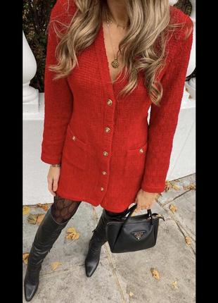 Твідова сукня zara