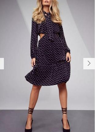 Платье в горошек