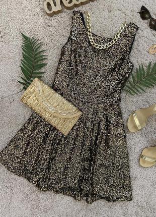 Коктейльна сукня в блискітках №214/3