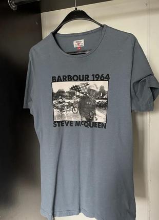 Футболка barbour мужская