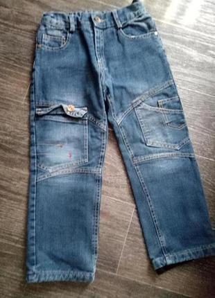 Теплі джинси на флісі на хлопчика 6 років