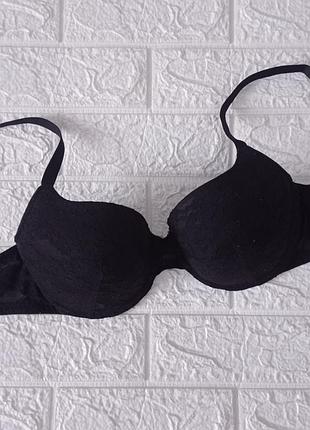 Новый бюстгальтер черный 
р.36/d 80/d