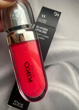 Супер 3d hydra блеск для губ kiko milano 11 оттенок