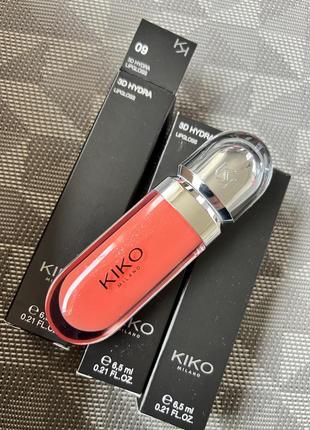 Супер блиск для губ kiko milano 3d hydra 09