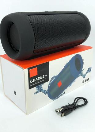 Колонка jbl charge2 + j2 (аналог) цвет: черный