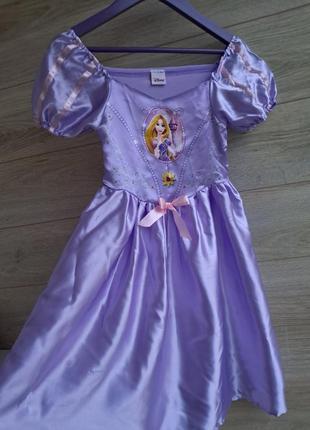 Карнавальное платье рапунцель 5-6л