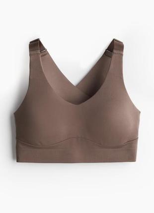 Бесшовный фирменный спортивный топ, бра h&m