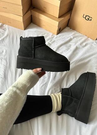 Угги Женские ботинки ugg neumel black