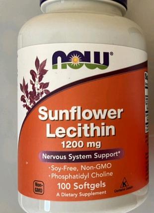 Подсолнечный лецитин, 100 капсул