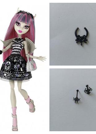 Серьги колье ожерелье 3д 3d 3d куклы рошель гойл монстер хай monster high.