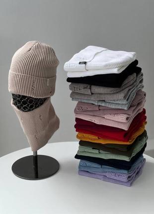 Женский комплект шапка + хомут