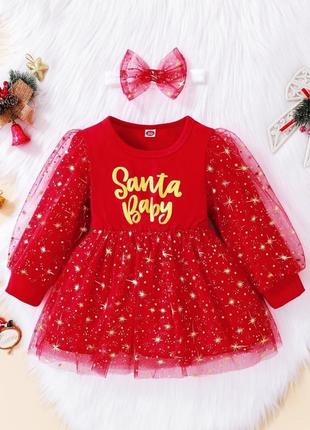 Праздничное нарядное красное платье для девочек