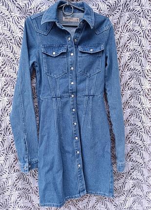 Стильне джинсове плаття