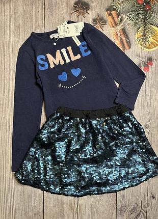 Красивая юбка в паетки