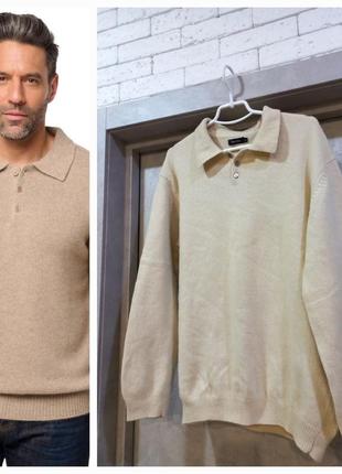 Теплый, красивый, нежный, мирер,реглан,кофта,поло,молочный, легкий, связанный