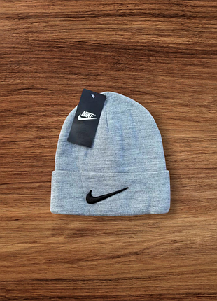Зимова шапка nike / чоловіча шапка nike / спортивна шапка / жіноча шапка найк /футбольна шапка