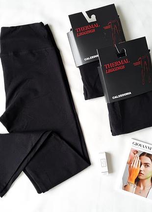 Хлопковые термолегинсы calzedonia 🖤