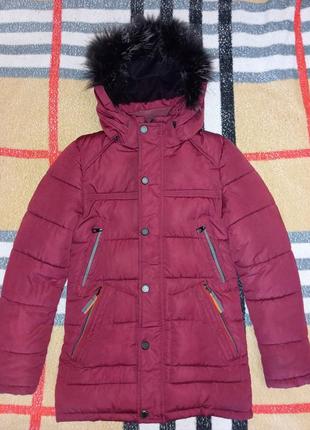 Зимова подовжена куртка