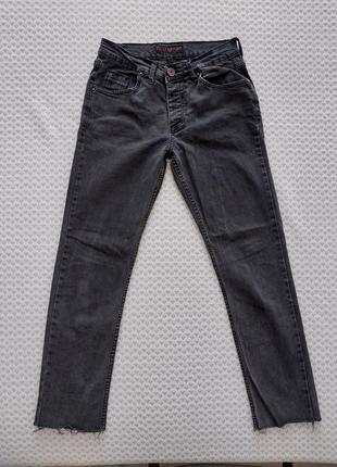 Темно-сірі джинси redman denim (турція), розмір 38-40 w31