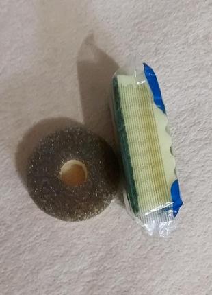 Губки для мытья посуды 2 шт