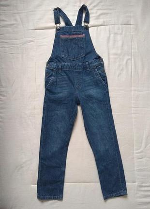 Комбинезон на девочку джинсовый fat face 8 лет
