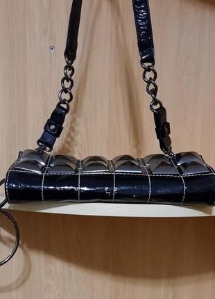 Клатч италия 2 в 1 сумка лакированный 6