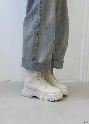 Жіночі черевики зимові , натуральна шкіра,еко-хутро