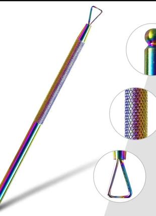 Для снятия гель лака треугольный пушер