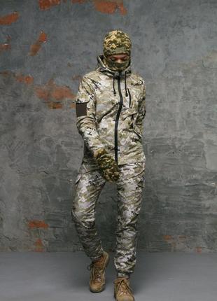 🖍костюм женский "terra hot" + бафф и перчатки хаки в подарок🔥