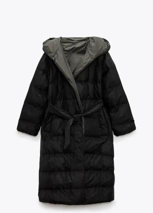 Пальто пуфер zara s