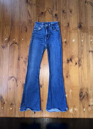 Джинси zara, брюки zara, штани zara, джинси кльош