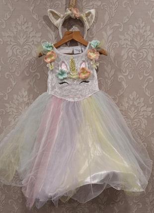 Платье единорожки