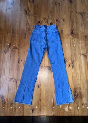 Джинси zara, брюки zara, штани zara, джинси кльош2 фото