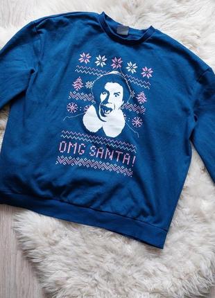 ❄️🎅❄️ чудовий світшот толстовка новорічний принт