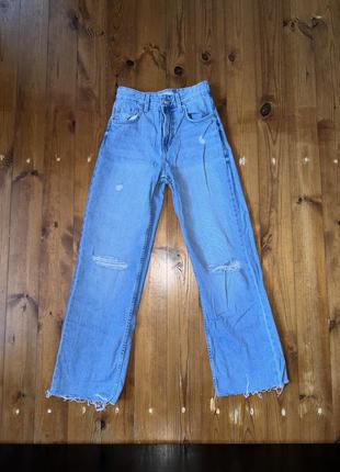 Джинси zara, брюки zara, штани zara, джинси кльош