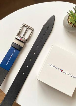 Мужской, кожаный ремень Tommy hilfiger