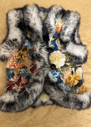 Жилетка детская, шубка детская