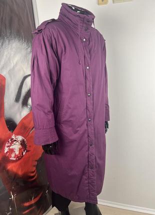 Очень теплый пуховик пальто винтаж 90-х