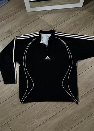 Черная кофта/ветровка adidas vintage