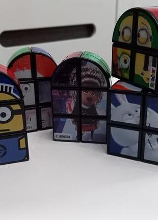 Rubiks рубикс mcdonalds 2018 tm&universal studios головоломка 1974 rubiks кубик рубіка хэппи мил