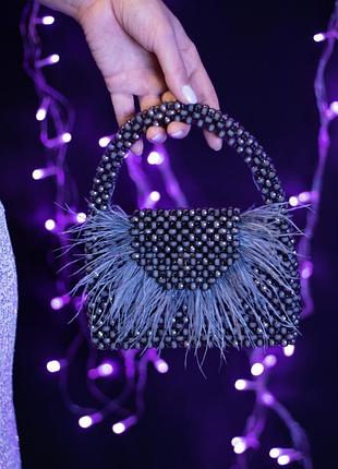 Сумка с перьями