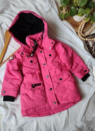 Зимова рожева куртка canada weather gear 2t 86-92